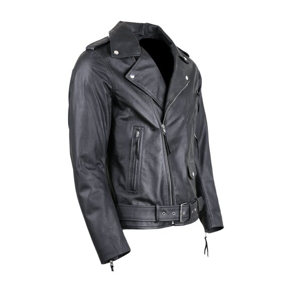 MKL Pro Men's Cowhide Motorcycle Jacket - Picture 5 of 6